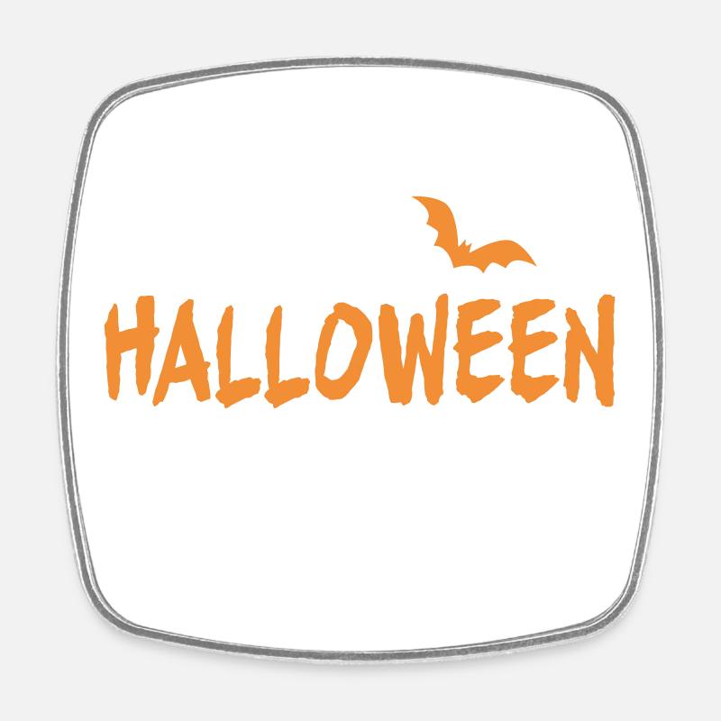 Halloween Boy Costume - Square fridge magnet - white
