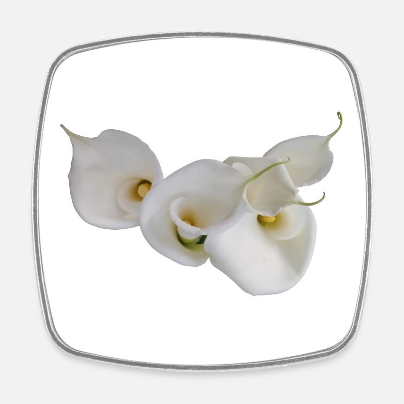 CALLAS BLANCS - Magnet carré - blanc
