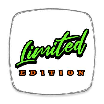 Limited Edition - Square fridge magnet - white - Front