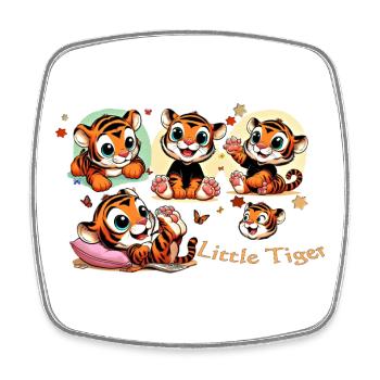 L’univers de jeu de Little Tiger - Magnet carré - blanc - Devant