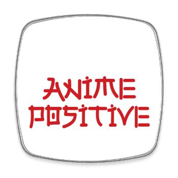 Anime - Square fridge magnet - white - Front