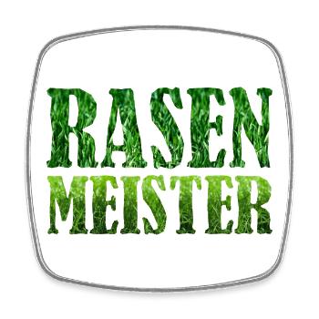 Rasenmeister Rasen mähen Garten Platzwart Fußball - Viereckiger Kühlschrankmagnet - Weiß - Vorne