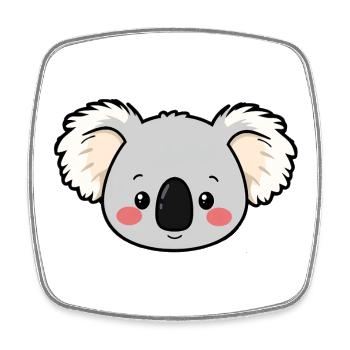 Koala Bear - Square fridge magnet - white - Front