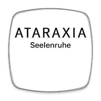 Antraxia Stoic T-Shirt - Square fridge magnet - white - Front