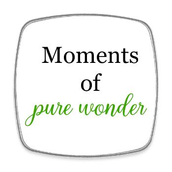 Moments de pure émerveillement, d’émerveillement magique, de design - Magnet carré - blanc - Devant