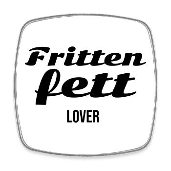 Amant de Frittfett - Magnet carré - blanc - Devant