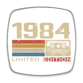 Legends 1984 Vintage 1984 Jubilee 1984 vintage - Square fridge magnet - white - Front