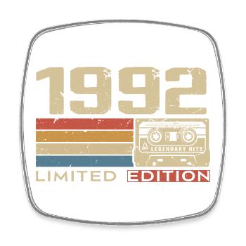 Légendes 1992 Millésime 1992 Jubilé 1992 vintage  - Magnet carré - blanc - Devant