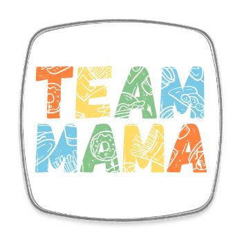 Mom Mother Mother's Day - Square fridge magnet - white - Front