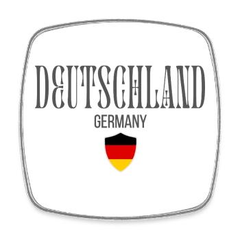 I love Germany, German pride - Square fridge magnet - white - Front