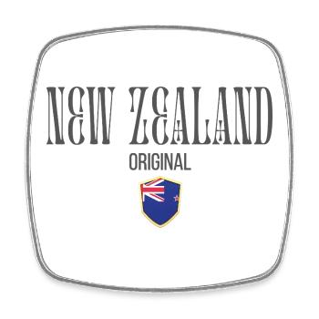New Zealand Original, New Zealand Pride - Square fridge magnet - white - Front