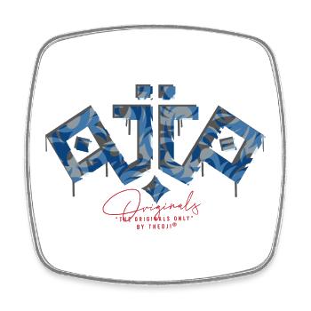 Ojio-The Originals Blue Camo Unstructured Originals - Square fridge magnet - white - Front
