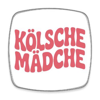 Cologne Girls Carnival Cologne Cologne Cologne Girls - Square fridge magnet - white - Front
