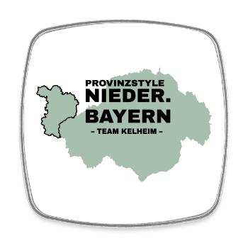 Lower Bavaria | KELHEIM - Square fridge magnet - white - Front