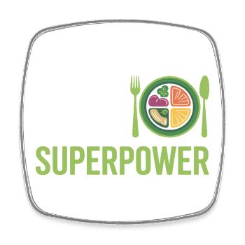 Registrierter Dietitian Nutrition Power Specialist - Viereckiger Kühlschrankmagnet - Weiß - Vorne