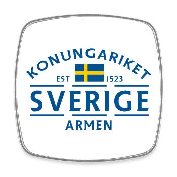 Stockholm 1252 Sweden - Square fridge magnet - white - Front