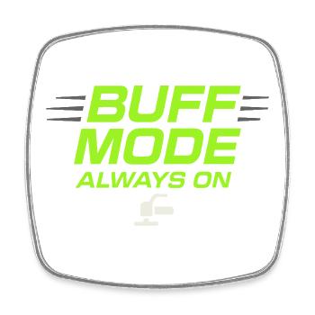 Auto Detailer Buffer Pro Paint - Square fridge magnet - white - Front
