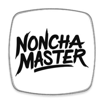 Noncha Maître - Magnet carré - blanc - Devant