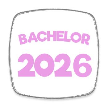 Bachelor 2026 Graduation Graduation - Square fridge magnet - white - Front