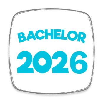 Bachelor 2026 Graduation Graduation - Square fridge magnet - white - Front