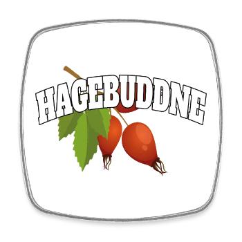 Hagebuddne – Diction de jeu de mots sur le mème - Magnet carré - blanc - Devant