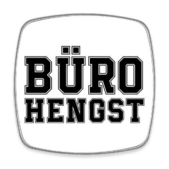 Bureau Hengst - Magnet carré - blanc - Devant