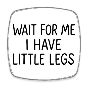 Funny Saying Humor Meme Funny Gift Idea - Square fridge magnet - white - Front