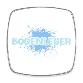 Task Floor Layer - Square fridge magnet - white - Front