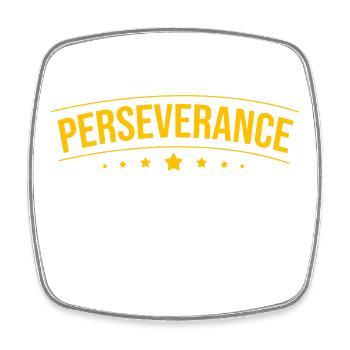Dictons de motivation - Magnet carré - blanc - Devant