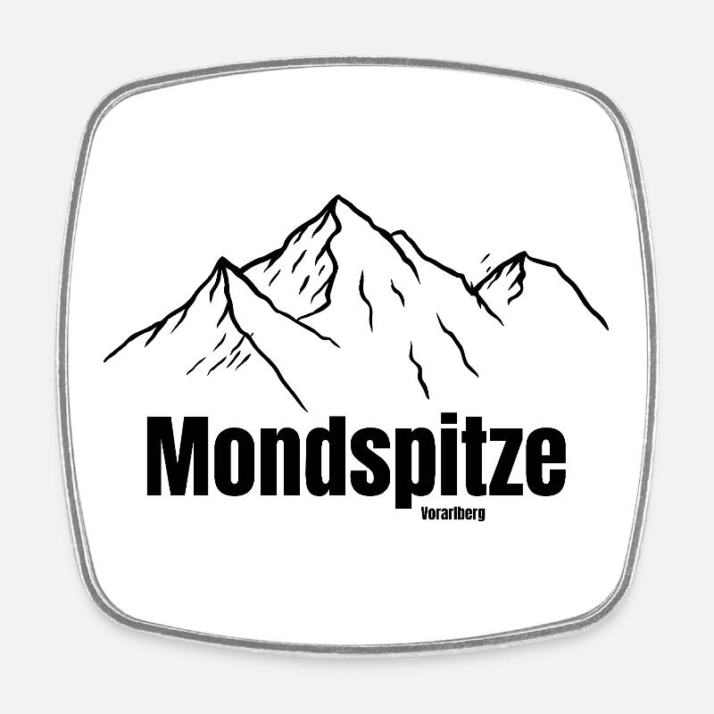 Moonspire - Magnet carré - blanc