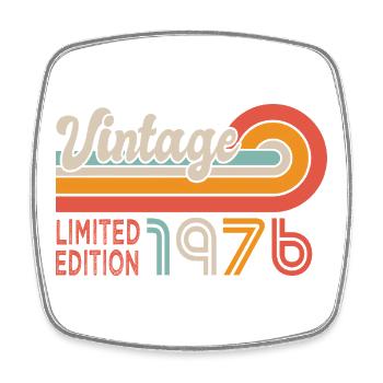 1976 Anniversary 1976 50 Years - Square fridge magnet - white - Front