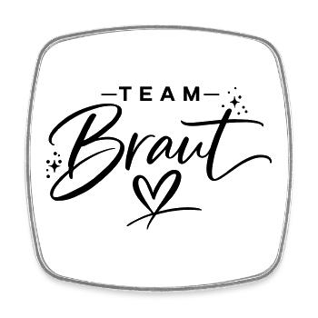 Team Bride - Square fridge magnet - white - Front