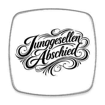 Bachelor party bachelor party - Square fridge magnet - white - Front