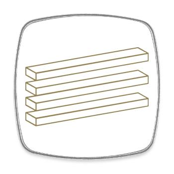 Optical Illusion Geometry Minimalist Puzzle - Square fridge magnet - white - Front