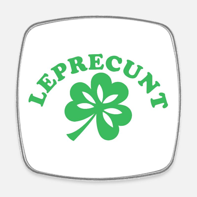 Drôle de la Saint-Patrick irlandaise sarcastique - Magnet carré - blanc
