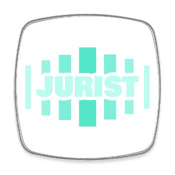 Gift for Lawyer - Square fridge magnet - white - Front