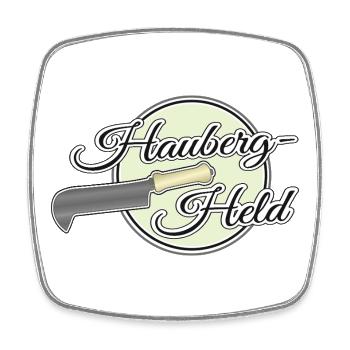 Held des Haubergs Hauberg Held Heldin Haubergheld - Viereckiger Kühlschrankmagnet - Weiß - Vorne