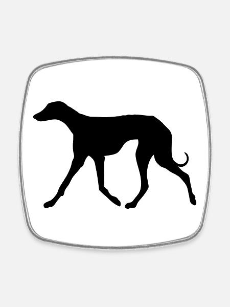 Slough treatment - Square fridge magnet - white