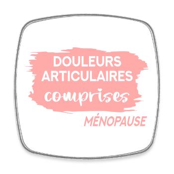 Douleurs Articulaires Ménopause - France - Magnet carré - blanc - Devant