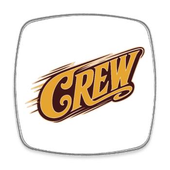 crew - Square fridge magnet - white - Front