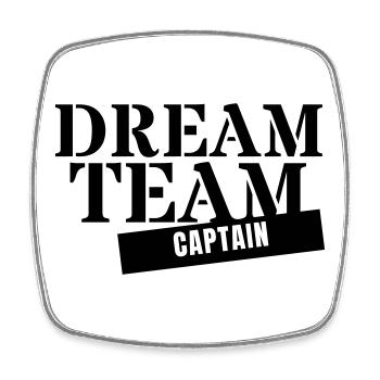 Dream Team Captain - Kapitän Coach Beste Gruppe - Viereckiger Kühlschrankmagnet - Weiß - Vorne