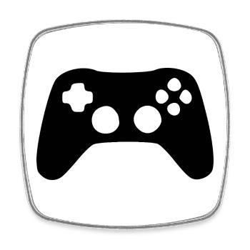 Gamer Gaming Gift - Square fridge magnet - white - Front