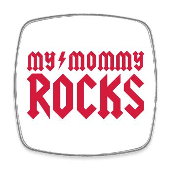 My mommy rocks - Magnet carré - blanc - Devant