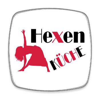 cooking - Square fridge magnet - white - Front