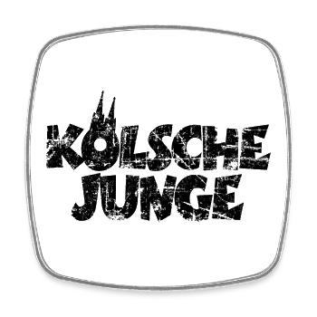 Kölsche Junge (Vintage) Kölner Jungs aus Köln - Viereckiger Kühlschrankmagnet - Weiß - Vorne