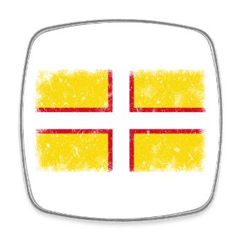 Dorset - Square fridge magnet - white - Front