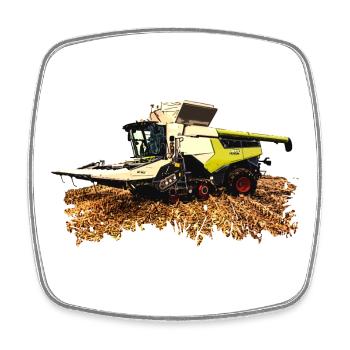 LEXION 8700 - Viereckiger Kühlschrankmagnet - Weiß - Vorne