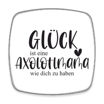 Axolotl Axolotlmama Haustier Axolotlliebe Geschenk - Viereckiger Kühlschrankmagnet - Weiß - Vorne