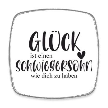 Schwiegersohn sohn Familie Geschenk Danke - Viereckiger Kühlschrankmagnet - Weiß - Vorne