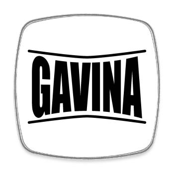 t-shirt Gavina t-shirt gift idea - Square fridge magnet - white - Front